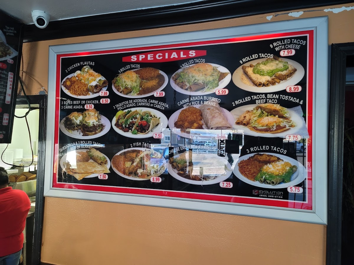 Rosarito's Mexican Food Menu - Image 2