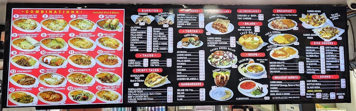 Rosarito's Mexican Food Menu - Image 6